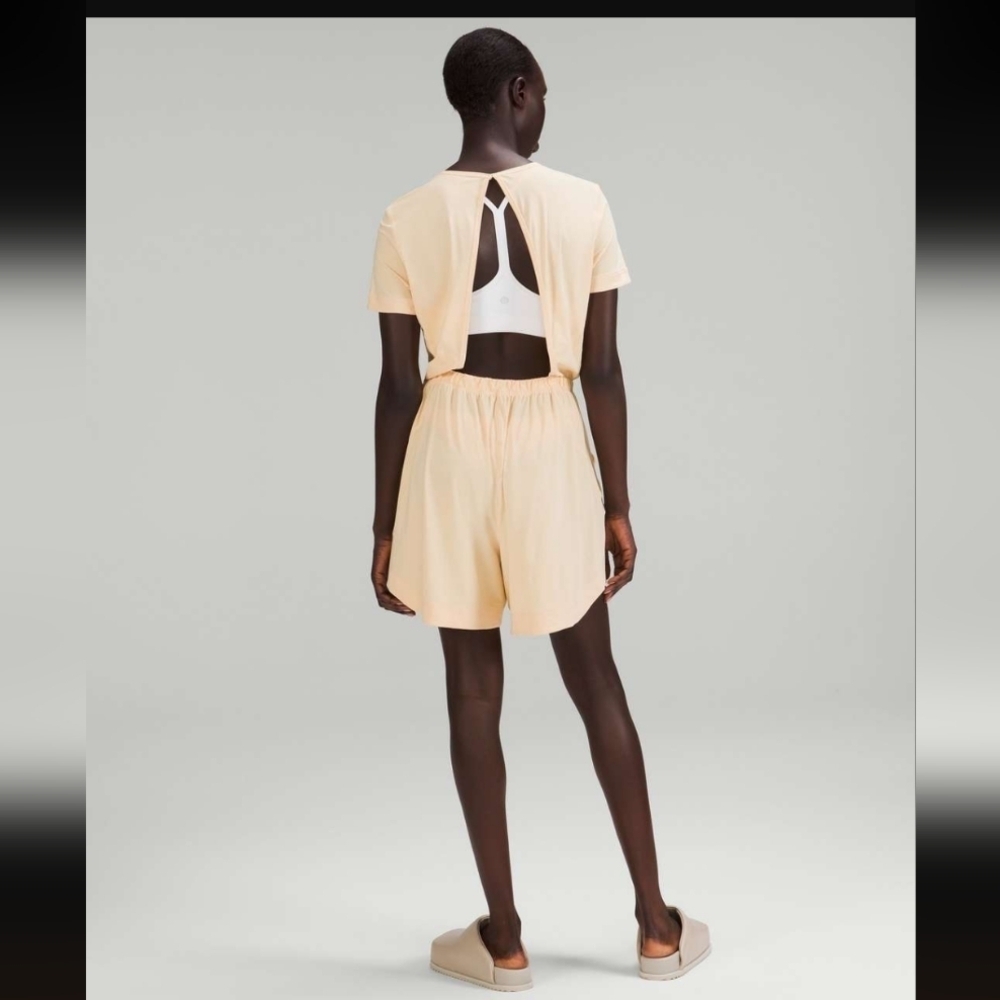 Lululemon Lightweight High-Neck Romper Prosecco